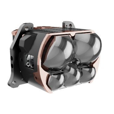 Four-star Warship Four Near and Eight Far Dragon Ball Series dual-lens GT7B model