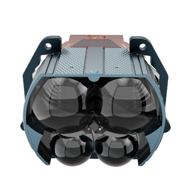 GT7A Four-Eye Fox Dual Direct 6-light LED dual light lens