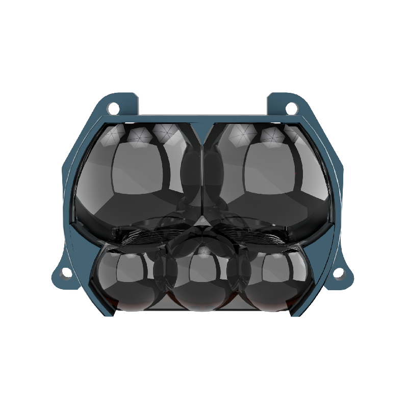 Wulongbead tres directo 7 lentes de luz