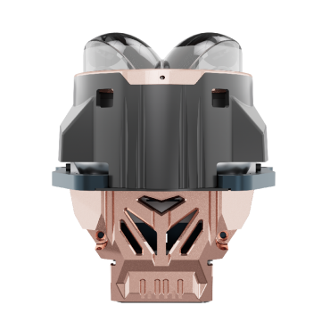GT8A round four-eye dual direct 6-light LED dual-light lens