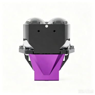 Light God Three Dragon Ball Single Direct 5-light LED dual-light lens