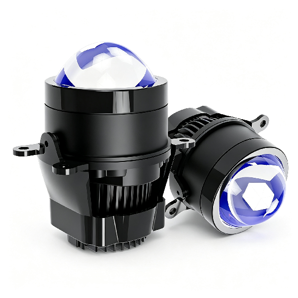 KM 3寸雾灯双光透镜（蓝膜）可做12-24V
