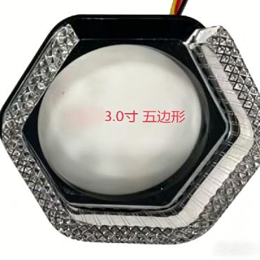 3.0寸五边型亚克力厚壁天使眼